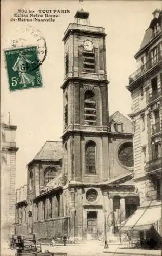 Ak Bourse de Paris II, Kirche Notre Dame de Bonne Nouvelle