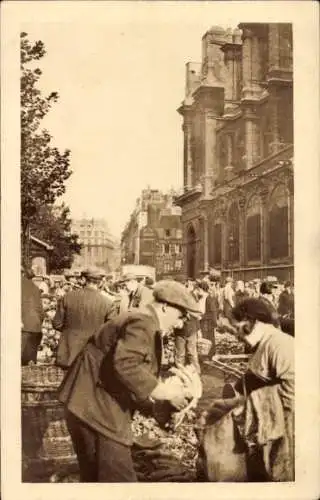 Ak Paris I Louvre, Les Halles, Carreau de Versailles
