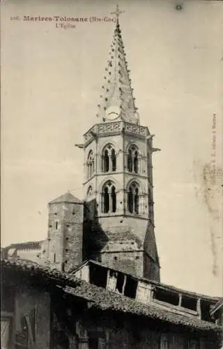 Ak Martres Tolosanne Haute Garonne, Kirche