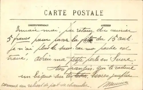 Ak Nérac Lot et Garonne, Escalier Monumental