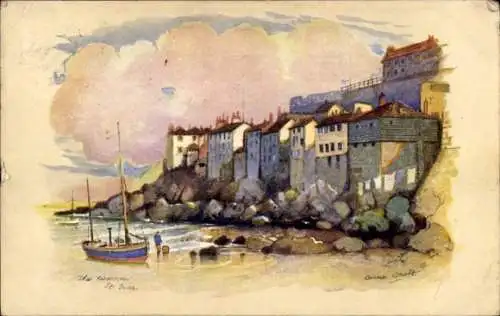 Künstler Ak Croft, St. Ives Cornwall England, The Warren