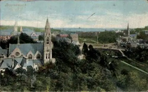 Ak Bournemouth Dorset England, Panorama