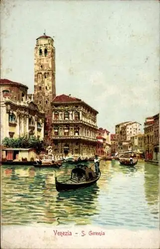 Ak Venezia Venedig Veneto, San Geremia