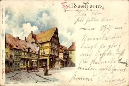 Litho Hildesheim in Niedersachsen, Andreasplatz