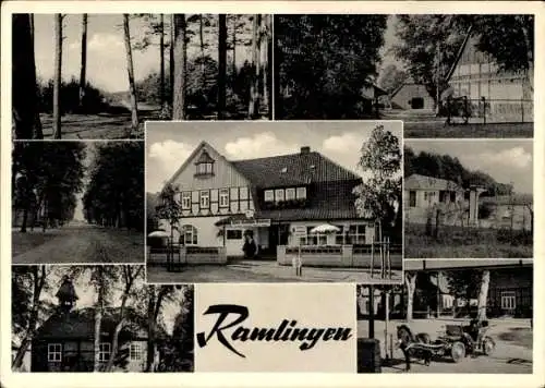 Ak Ramlingen Ehlershausen Burgdorf in Niedersachsen, Hotel Gaststätte Voltmer, Inh. Lehnhoff Köhne