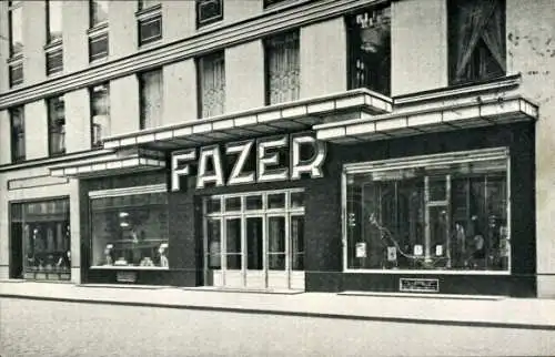 Ak Helsinki Helsingfors Finnland, Fazer Konditori, Glogatan 3