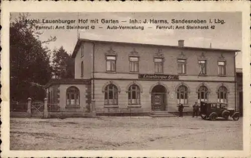 Ak Sandesneben in Lauenburg, Hotel Lauenburger Hof