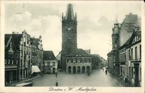 Ak Dorsten in Westfalen, Marktplatz