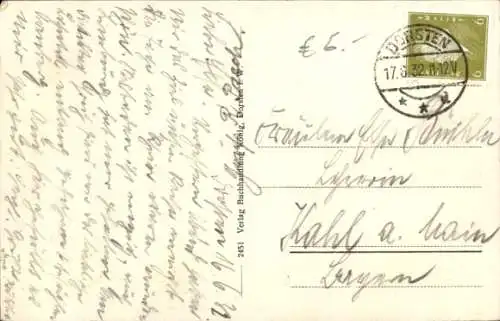 Ak Dorsten in Westfalen, Marktplatz