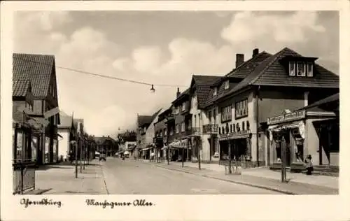 Ak Ahrensburg in Holstein, Manhagener-Allee, Hamburger Fremdenblatt, Kolonialwaren
