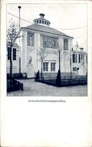 Ak Wien, Jagdausstellung 1910, Gewerbeförderungspavillon