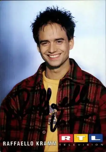 Ak Schauspieler Raffaello Kramm, Portrait, Autogramm, RTL