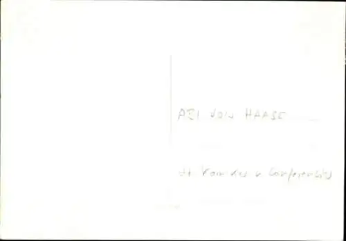 Ak Schauspieler Ari von Haase, Portrait, Autogramm, Hut