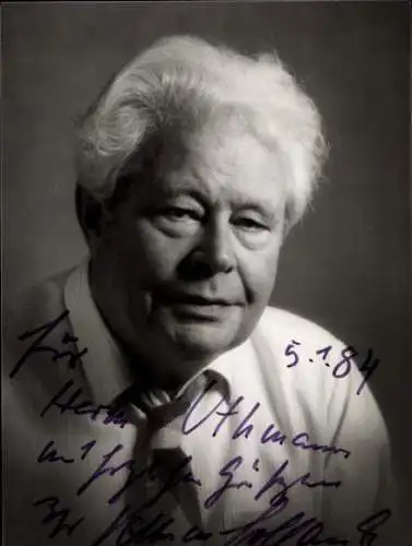 Ak Schauspieler Volker von Collande, Autogramm, Portrait