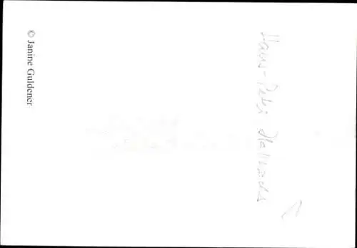 Ak Schauspieler Hans-Peter Hallwachs, Portrait, Autogramm