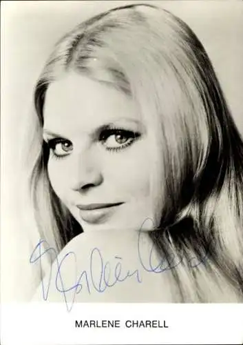 Ak Schauspielerin Marlen Charell, Portrait, Autogramm