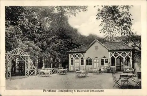 Ak Duderstadt im Eichsfeld, Forsthaus Lindenberg