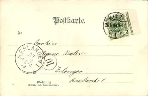 Künstler Litho Stöwer, W., Vorbereitungsschuss am Start