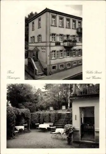 Ak Bad Kissingen, Villa Borst mit Garten, Eingang