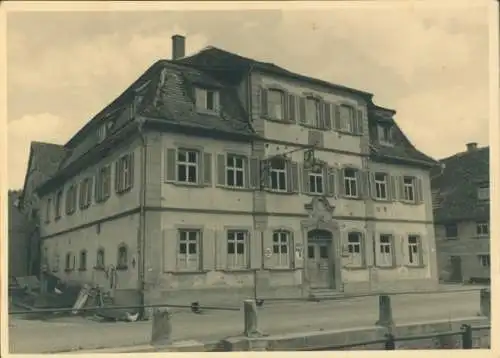 Foto Volkach am Main Unterfranken, Straßenpartie, Haus