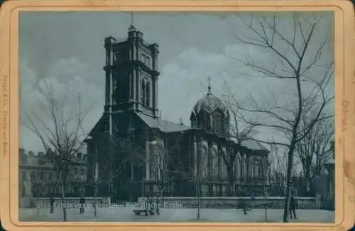 Kabinett Foto Odessa Ukraine, Katholische Kirche