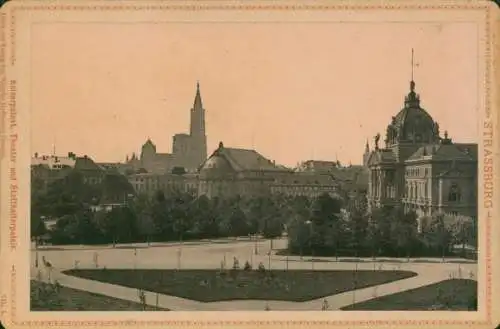 Foto Strasbourg Straßburg Elsass Bas Rhin, Kaiserpalast, Theater, Statthalterpalais