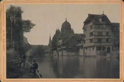 Judaika Foto Nürnberg in Mittelfranken Bayern, Insel Schütt, Synagoge