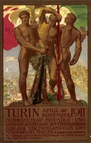 Künstler Ak Torino Turin Piemont, Esposizione Internazionale 1911