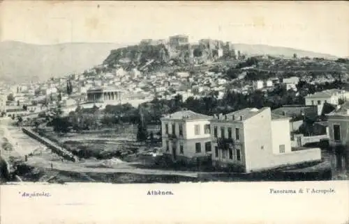 Ak Athen Griechenland, Panorama, Akropolis