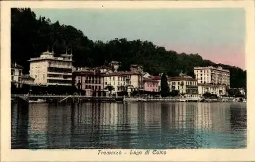 Ak Tremezzo Lago di Como Lombardia, Panorama