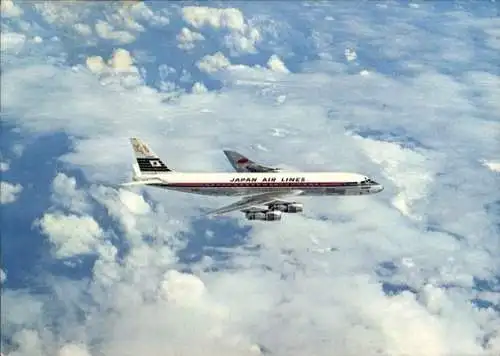 Ak Passagierflugzeug Japan Air Lines, DC 8 JET Courier