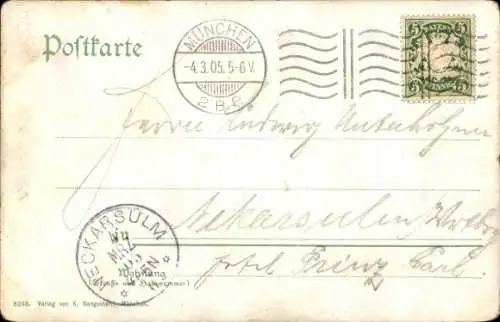 Ak München, Mathäserbräu-Festsaal, Innenansicht