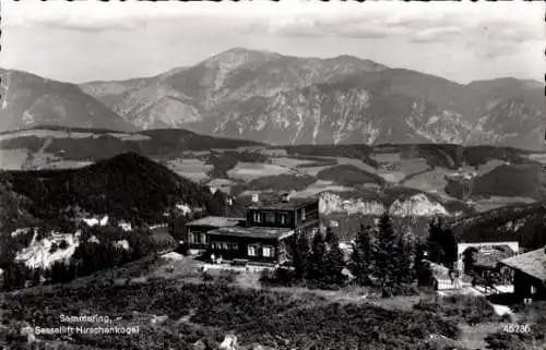 Ak Semmering in Niederösterreich, Sessellift Hirschenkogel