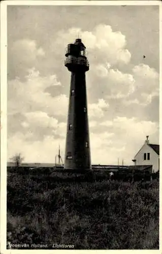 Ak Hoek van Holland Rotterdam Südholland Niederlande, Leuchtturm