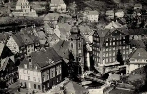 Ak Monschau Montjoie in der Eifel, Teilansicht