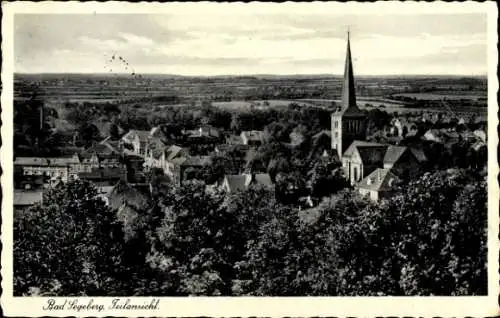 Ak Bad Segeberg in Holstein, Teilansicht, Kirche