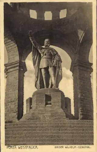 Ak Porta Westfalica an der Weser, Kaiser Wilhelm-Denkmal