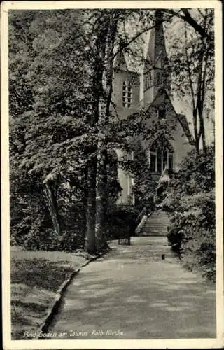 Ak Bad Soden am Taunus Hessen, Katholische Kirche