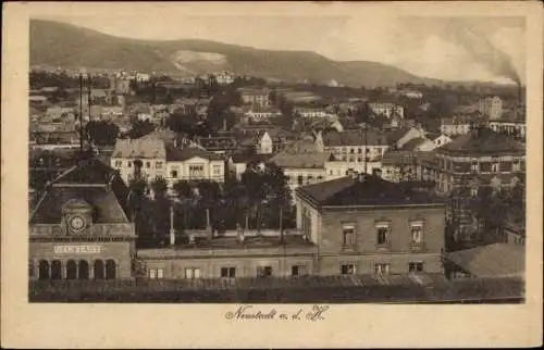 Ak Neustadt an der Haardt Neustadt an der Weinstraße, Panorama, Bahnhof