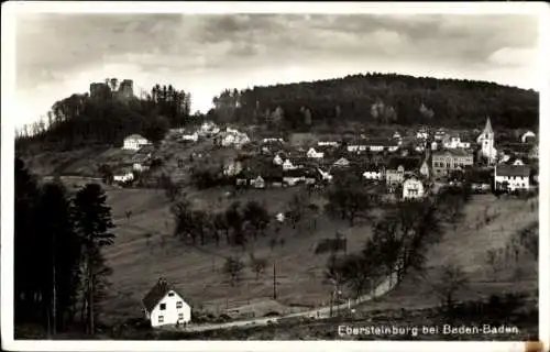 Ak Ebersteinburg Baden Baden am Schwarzwald, Gesamtansicht