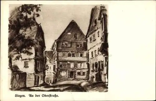 Ak Siegen in Westfalen, Oberstraße