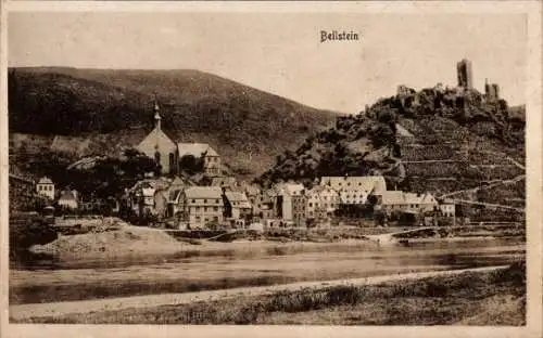 Ak Beilstein an der Mosel, Teilansicht