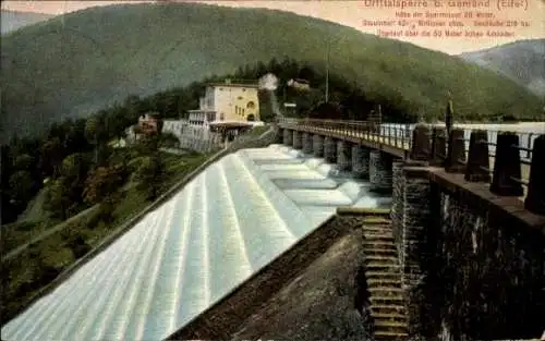 Ak Gemünd Schleiden in der Eifel, Urft-Talsperre