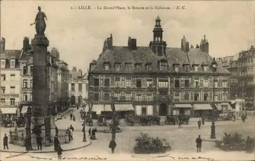 Ak Lille Nord, La Grand'Place, la Bourse et la Colonne