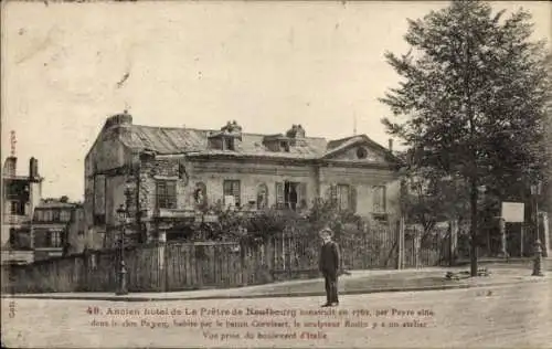 Ak Paris XIII., Hotel de Le Prêtre de Neufbourg