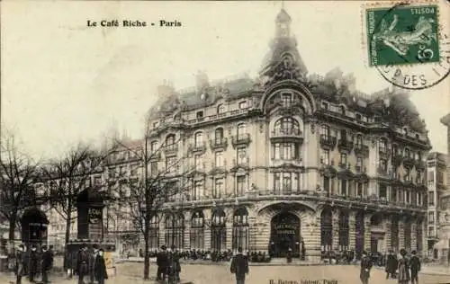 Ak Paris IX, Le Cafe Riche