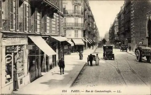 Ak Paris VIII., Rue de Constantinople