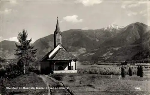 Ak Steinfeld im Drautal Kärnten, Maria Hilf, Landschur