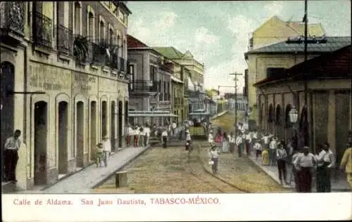 Ak Tacubaya Ciudad de Mexico Mexiko Stadt, Calle de Aldama, San Juan Bautista