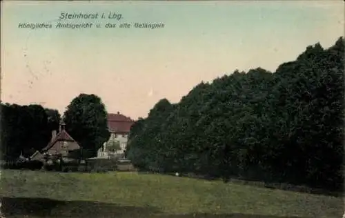 Ak Steinhorst in Lauenburg, königliches Amtsgericht, altes Gefängnis